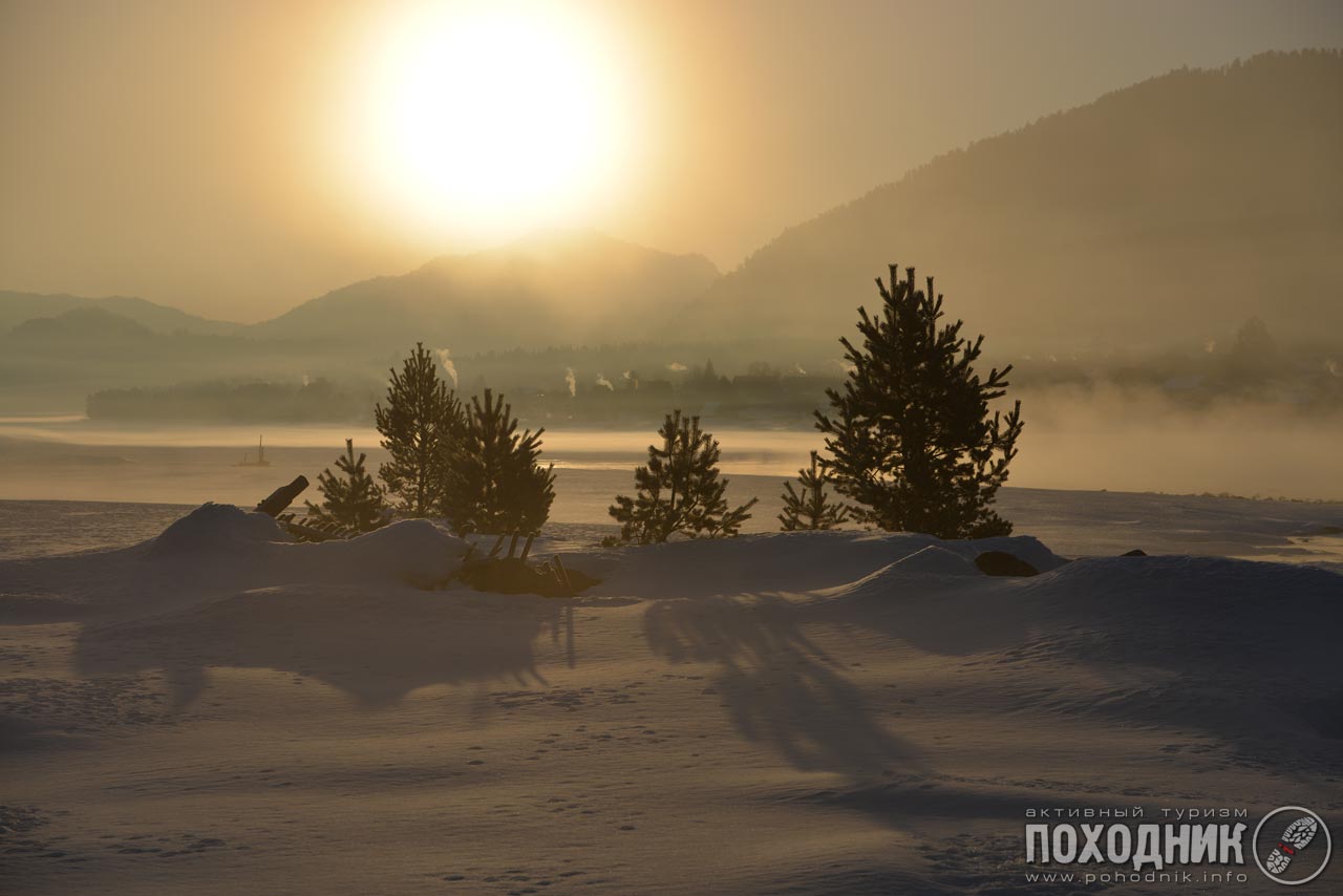 Алтайские покатушки: Телецкое озеро зимой (автомобильный)