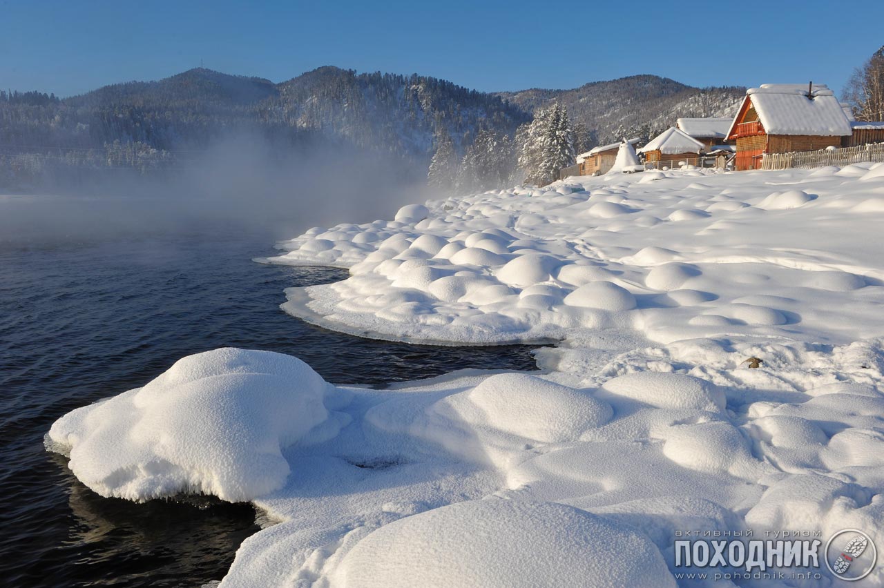 Алтайские покатушки: Телецкое озеро зимой (автомобильный)